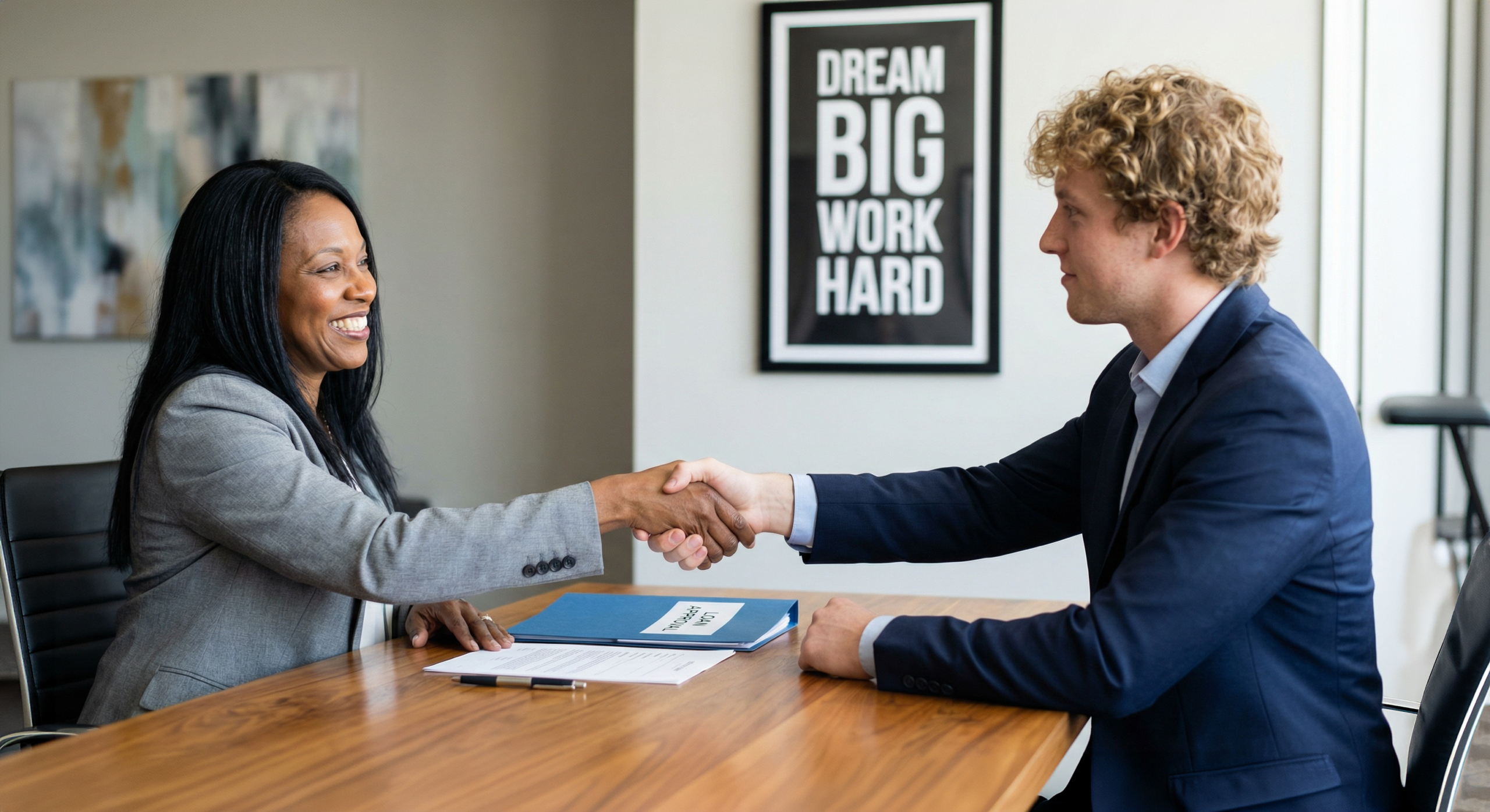 Interview coaching session
