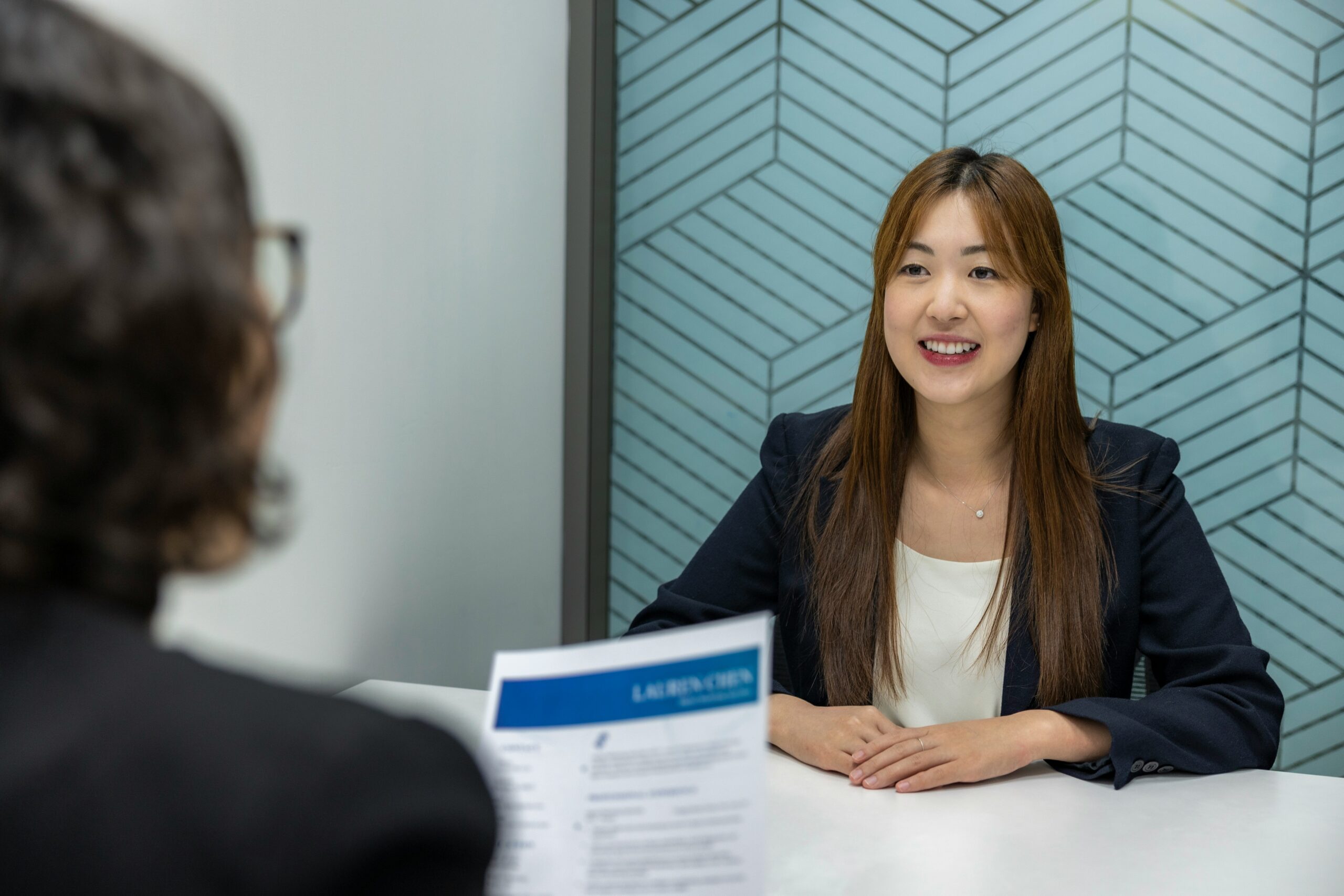 Interview coaching session