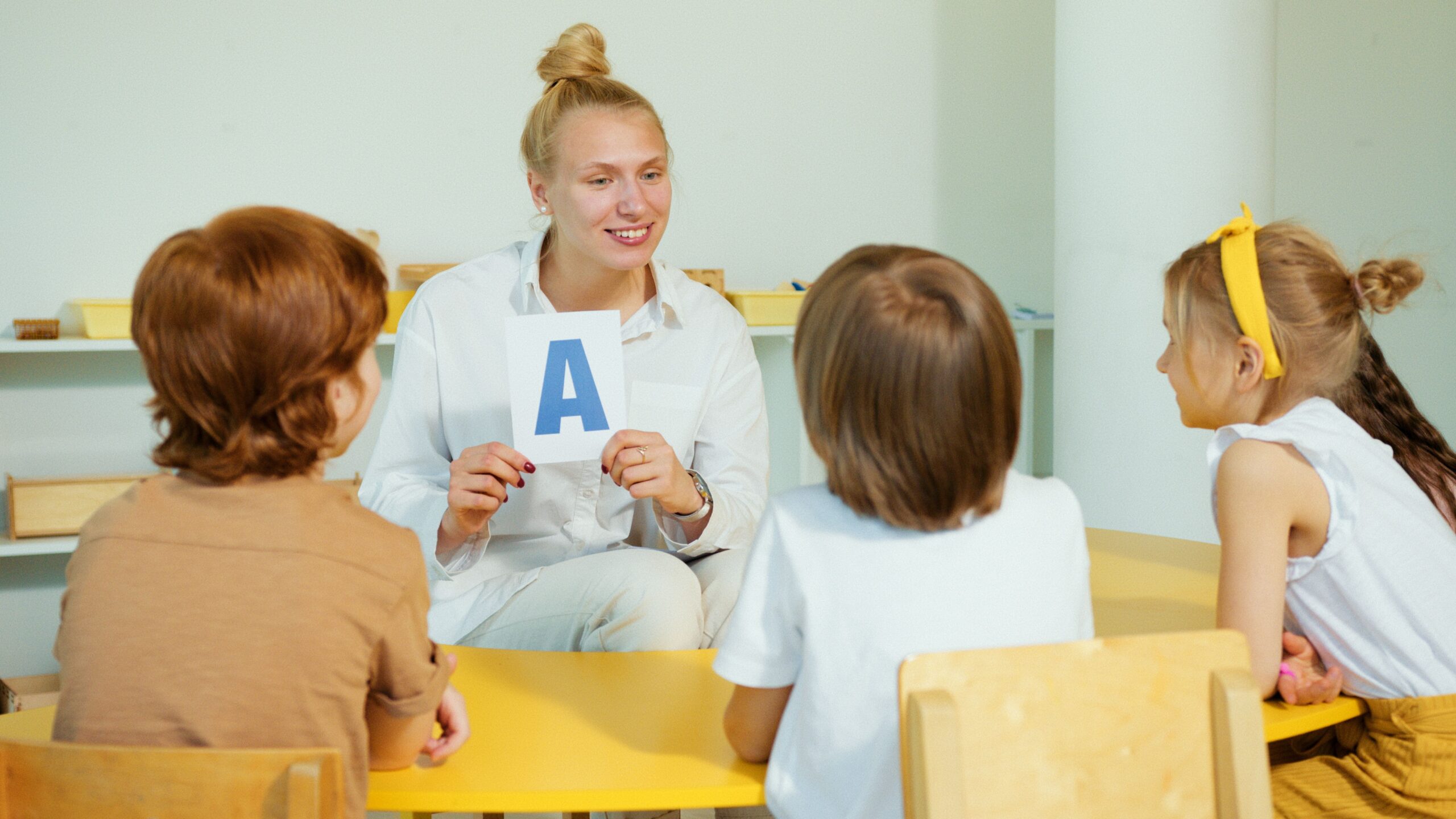 Kids group English class